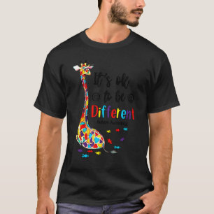 Het is oké om anders te zijn Autisme bewustzijn Gi T-shirt