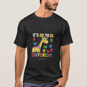 Het is oké om anders te zijn Autisme bewustzijn Gi T-shirt