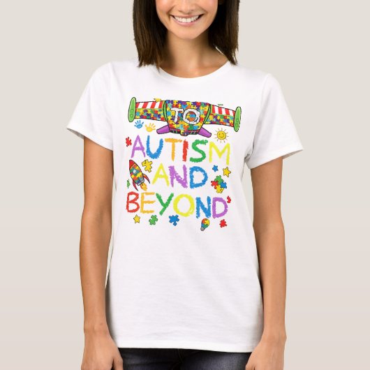 Het is Oké om Anders te zijn - Autisme Bewustzijn T-shirt (Voorkant)