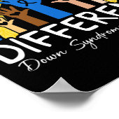 Het is oké om anders te zijn dan syndroombewustzij poster (Hoek)