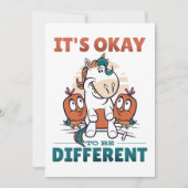 Het is oké om anders te zijn kaart (Voorkant)