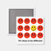 Het is oké om anders te zijn - Magnet (Voorkant / Achterkant)