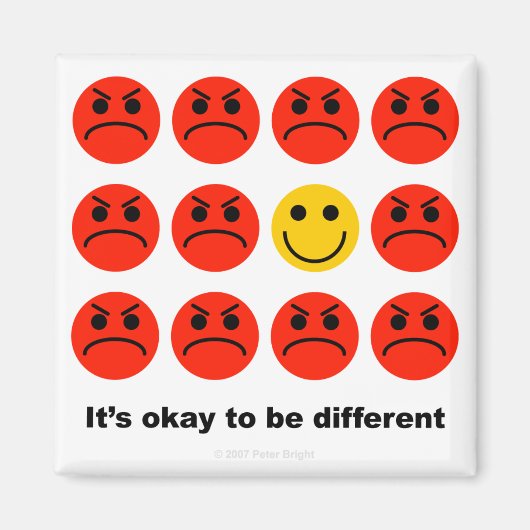 Het is oké om anders te zijn - Magnet (Voorkant)