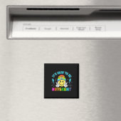 Het Is Oké Om Anders Te Zijn Smile Face Puzzel Aut Magneet (Insitu (Vaatwasser))