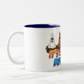 Het is oké om anders te zijn tweekleurige koffiemok (Links)