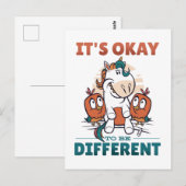 Het is oké om anders te zijn Uitnodiging (Voorkant / Achterkant)