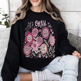 Het Is Oké Om Boho Bloemen Trui