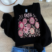 Het Is Oké Om Boho Bloemen Trui