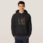 Het is oké om een ander autisme bewustzijn te zijn hoodie (Voorkant volledig)
