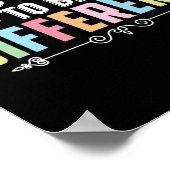 Het is oké om een ander autisme bewustzijn te zijn poster (Hoek)