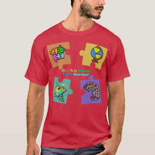 Het is oké om een ander autisme bewustzijn te zijn t-shirt