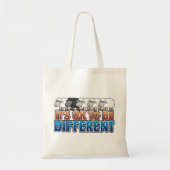 Het is oké om een ander BLACK SHEEP te zijn Tote Bag (Voorkant)
