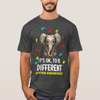 Het is oké om een andere acceptatie van Autisme te T-shirt