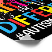Het is oké om een andere Autism Awareness Leopard Poster (Hoek)