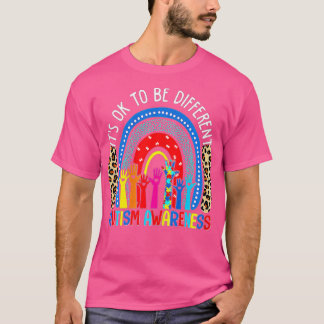 Het is oké om een andere autisme-bewustmakingsluip t-shirt