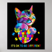 Het is oké om een andere Cat Autism-liefhebber te  Poster (Voorkant)