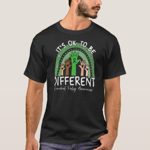 Het is oké om een andere griezeligheid te zijn t-shirt