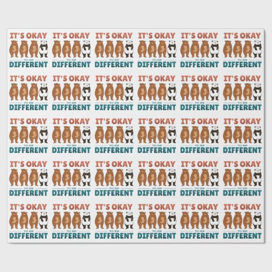 Het is oké om een andere uitnodiging te zijn Napki Cadeaupapier (Vlak)