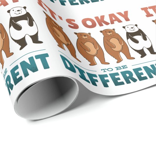 Het is oké om een andere uitnodiging te zijn Napki Cadeaupapier (Rol Hoek)