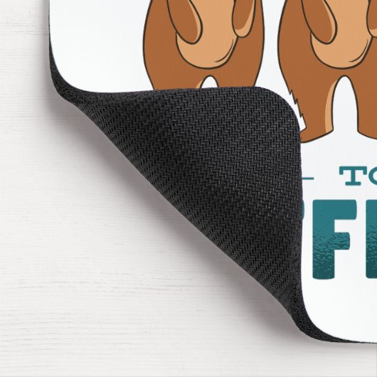 Het is oké om een andere uitnodiging te zijn Napki Muismat (Hoek)