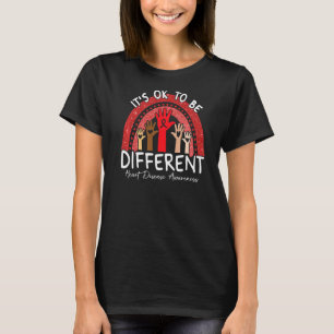 Het is oké om een andere waakzaamheid voor hartzie t-shirt