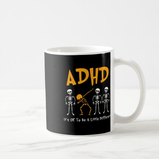 Het Is Oké Om Een Beetje Anders Te Zijn Adhd Bewus Koffiemok (Rechts)