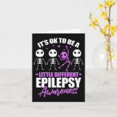 Het is oké om een beetje anders te zijn - Epilepsi Kaart (Gele Bloem)