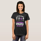 Het Is Oké Om Een Beetje Anders Te Zijn Epilepsie T-shirt (Voorkant volledig)