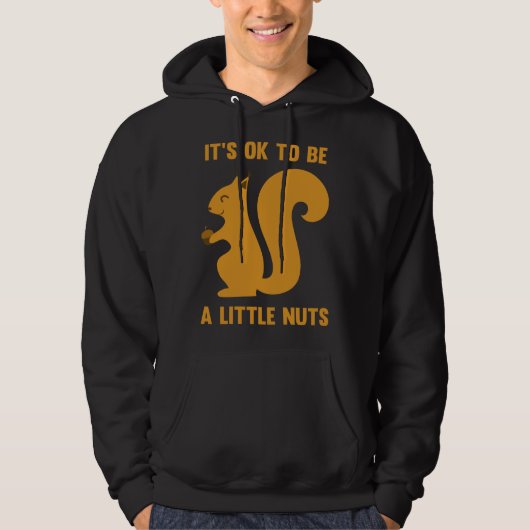 Het is oké om een beetje te zijn. hoodie (Voorkant)