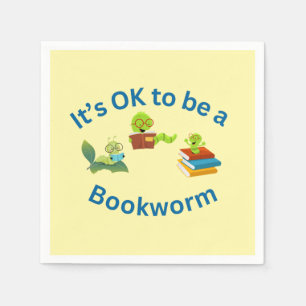 Het is oké om een boekenwurm te zijn servet