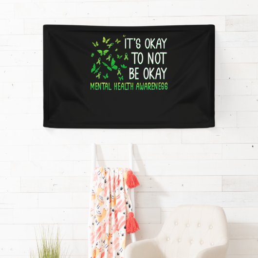 Het is oké om geen goede geestelijke gezondheid te spandoek (Insitu)