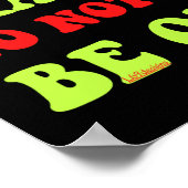 HET IS OKÉ OM GEEN OKÉ VLEES TE ZIJN POSTER (Hoek)