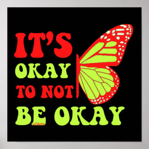 HET IS OKÉ OM GEEN OKÉ VLEES TE ZIJN POSTER