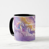Het is oké om gevoelens te hebben Sparkly Glitter Mok (Voorkant links)