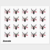 Het Is Oké Om Ho Ho Te Zeggen Vierkante Sticker (Vel)