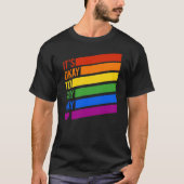 Het is oké om homo te zeggen t-shirt (Voorkant)