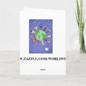 Het is oké om homo te zijn!!  Pride wenskaart Kaart (Achterkant)