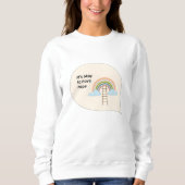 "Het is oké om Hope Rainbow T-Shirt Design te hebb (Voorkant)
