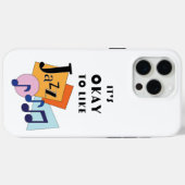 Het is oké om Jazz V.2 leuk te vinden Case-Mate iPhone Case (Achterkant (horizontaal))