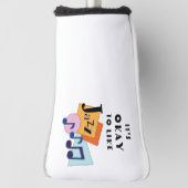 Het is oké om Jazz V.2 leuk te vinden Golfheadcover (Draai 90)