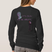 HET IS OKÉ OM MANISCH TE ZIJN T-SHIRT (Achterkant)