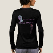 HET IS OKÉ OM MANISCH TE ZIJN Tri-Blend SHIRT (Achterkant)