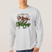Het is oké om Merry Kerstmis te zeggen, Lange Slaa T-shirt (Voorkant)