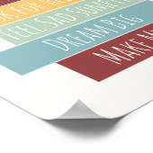 Het is oké om, Motivatie kunst, andere citaten te  Poster (Hoek)