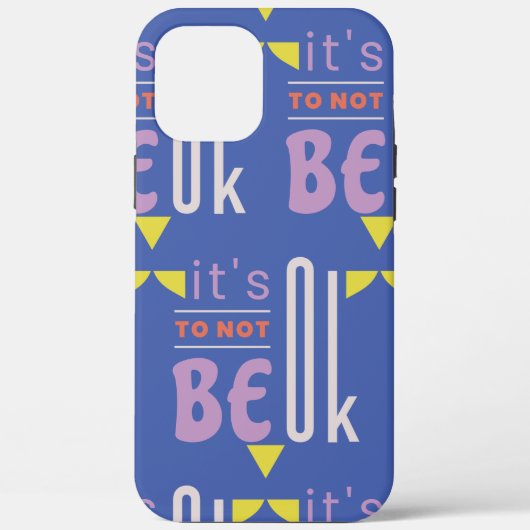 Het is oké om niet in orde te zijn. Case-Mate iPhone case (Achterkant)