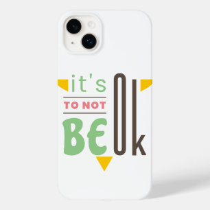 Het is oké om niet in orde te zijn. Case-Mate iPhone 14 plus hoesje