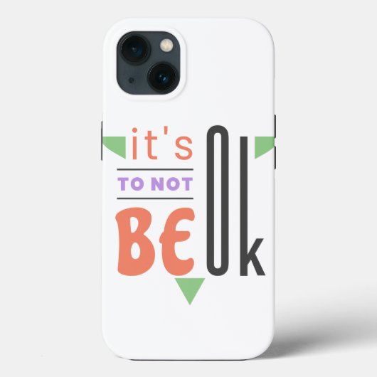 Het is oké om niet in orde te zijn. Case-Mate iPhone case (Achterkant)