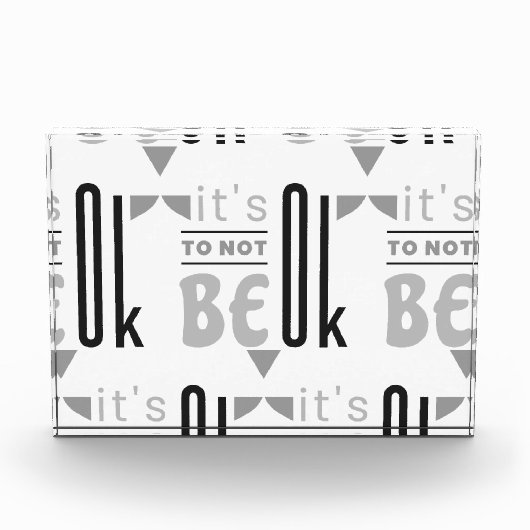 Het is oké om niet in orde te zijn. fotoblokken (Voorkant)