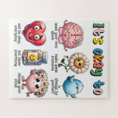 Het is oké om niet in orde te zijn legpuzzel (Horizontaal)