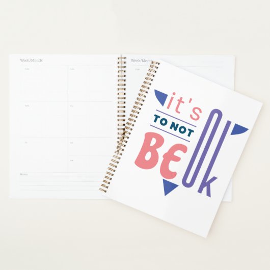 Het is oké om niet in orde te zijn. planner (Display)